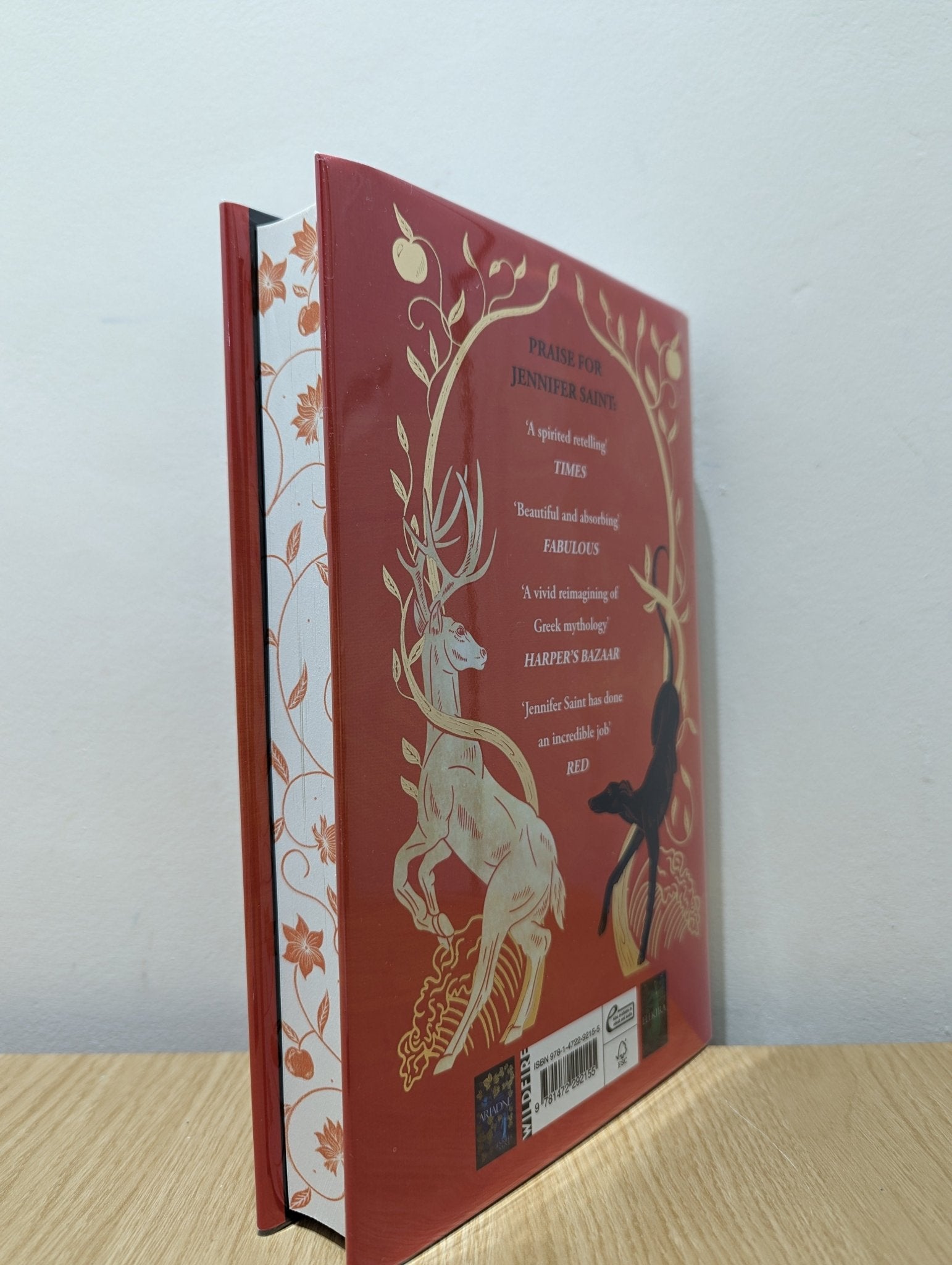 Atalanta by Jennifer Saint (Signed First Edition with sprayed edges) - Fialta Books