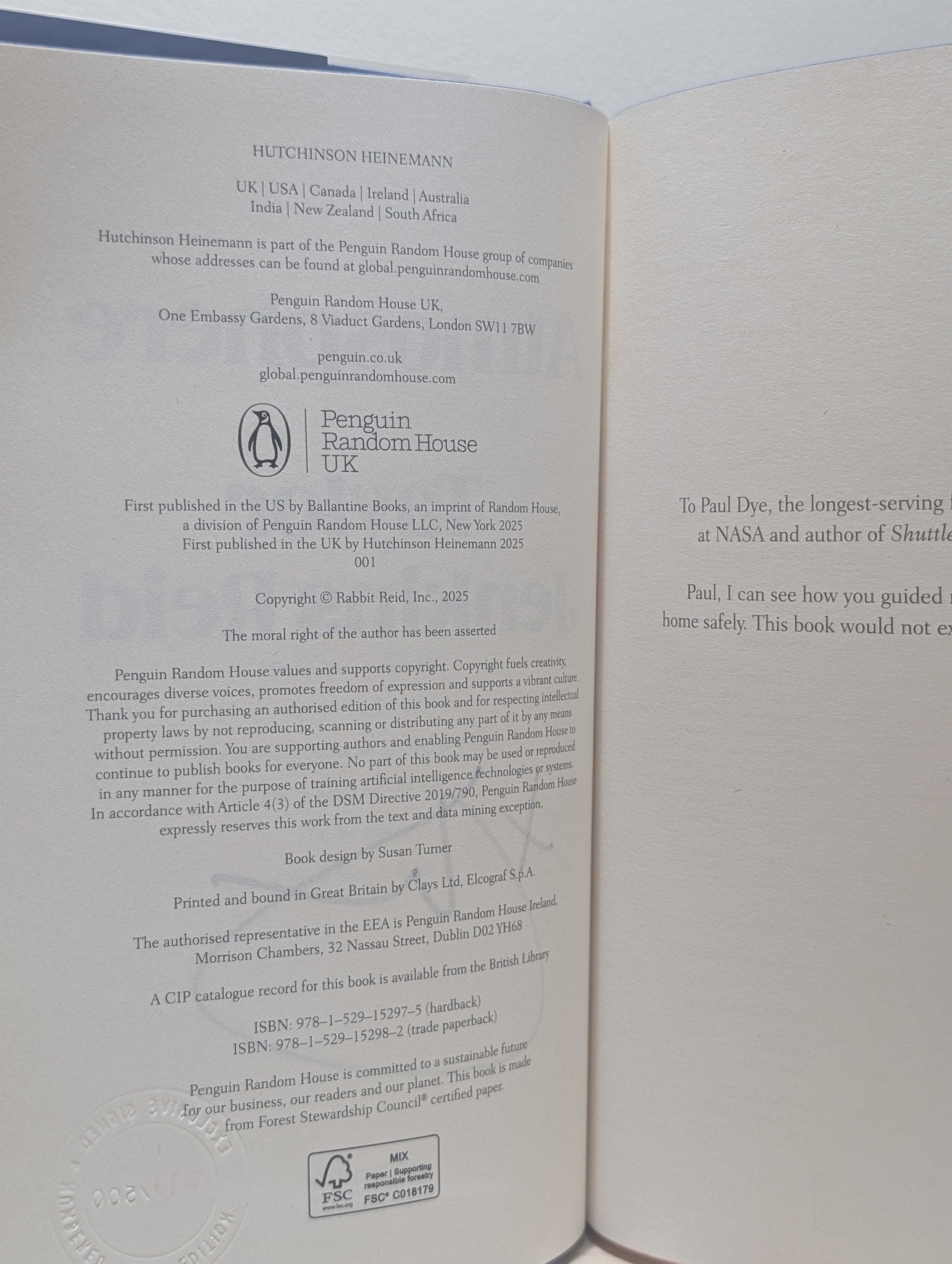 Atmosphere by Taylor Jenkins Reid (Signed Numbered First Edition with sprayed edges) - Fialta Books