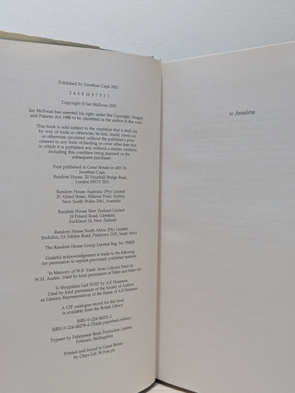 Atonement by Ian McEwan (Signed First Edition) - Fialta Books