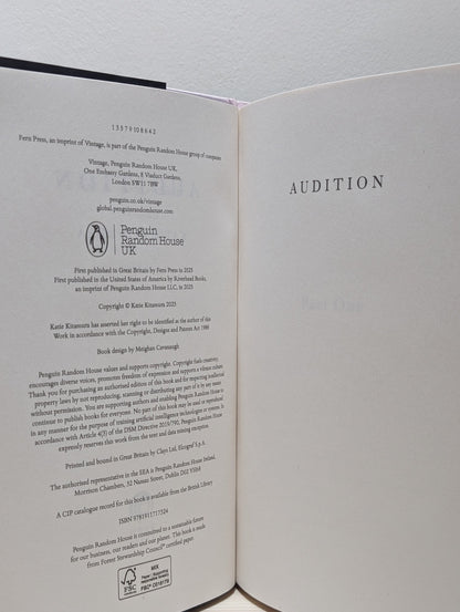 Audition by Katie Kitamura (First Edition) - Fialta Books