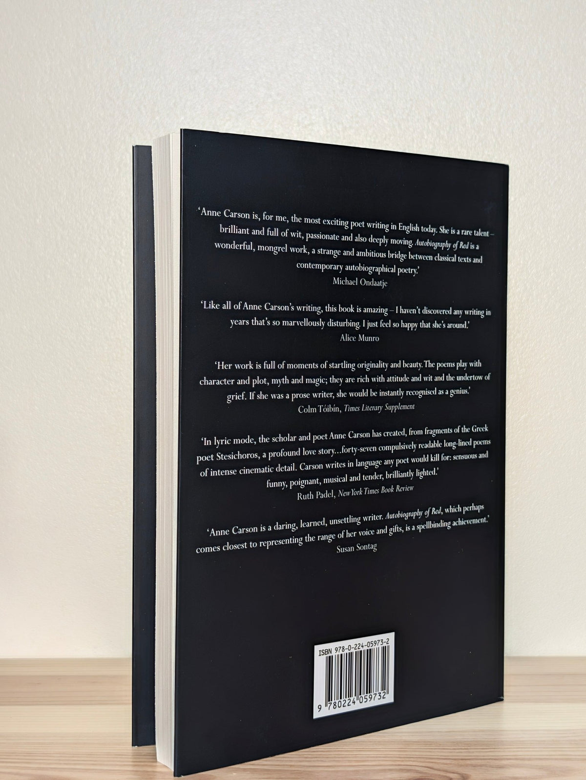 Autobiography of Red: a novel in verse by Anne Carson - Fialta Books