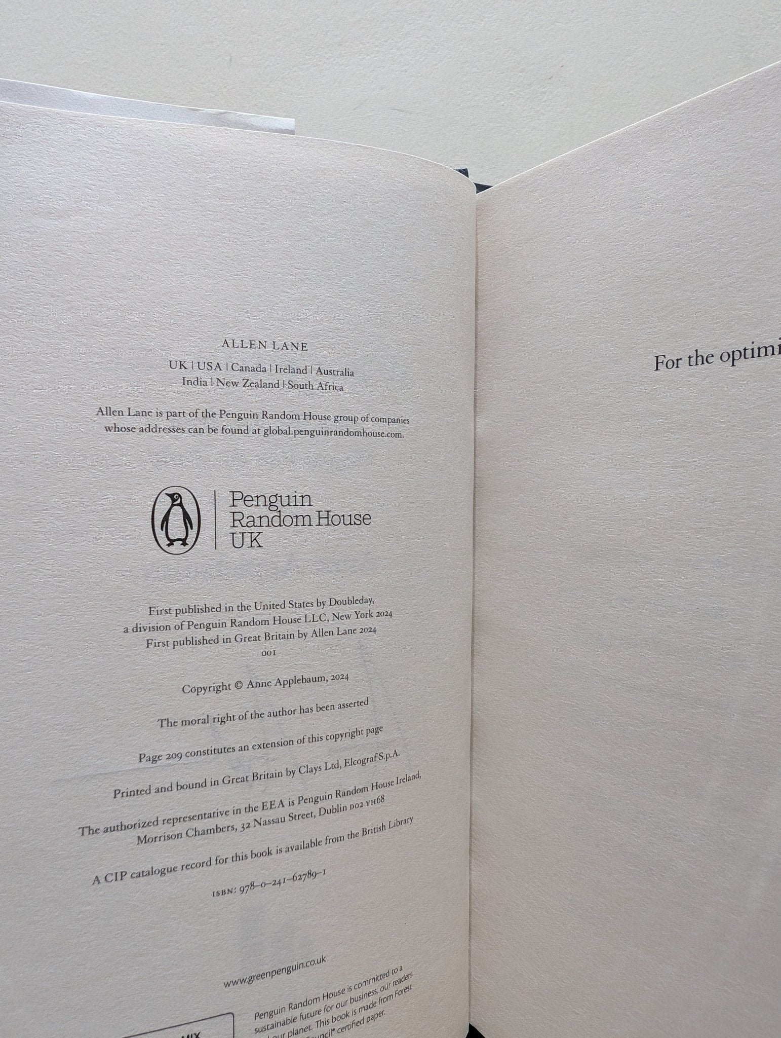 Autocracy, Inc by Anne Applebaum (Signed First Edition) - Fialta Books