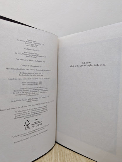 Babel by R.F. Kuang (Signed First Edition with sprayed edges) - Fialta Books