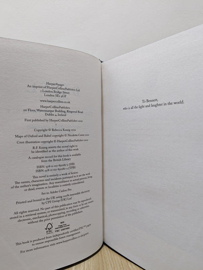 Babel by R.F. Kuang (Signed Slipcase Edition) - Fialta Books