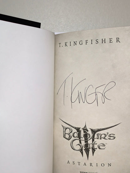 Baldur's Gate 3: Astarion by T. Kingfisher (Signed First Edition with sprayed edges) - Fialta Books