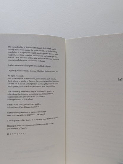 Ballerina by Patrick Modiano (First Edition) - Fialta Books