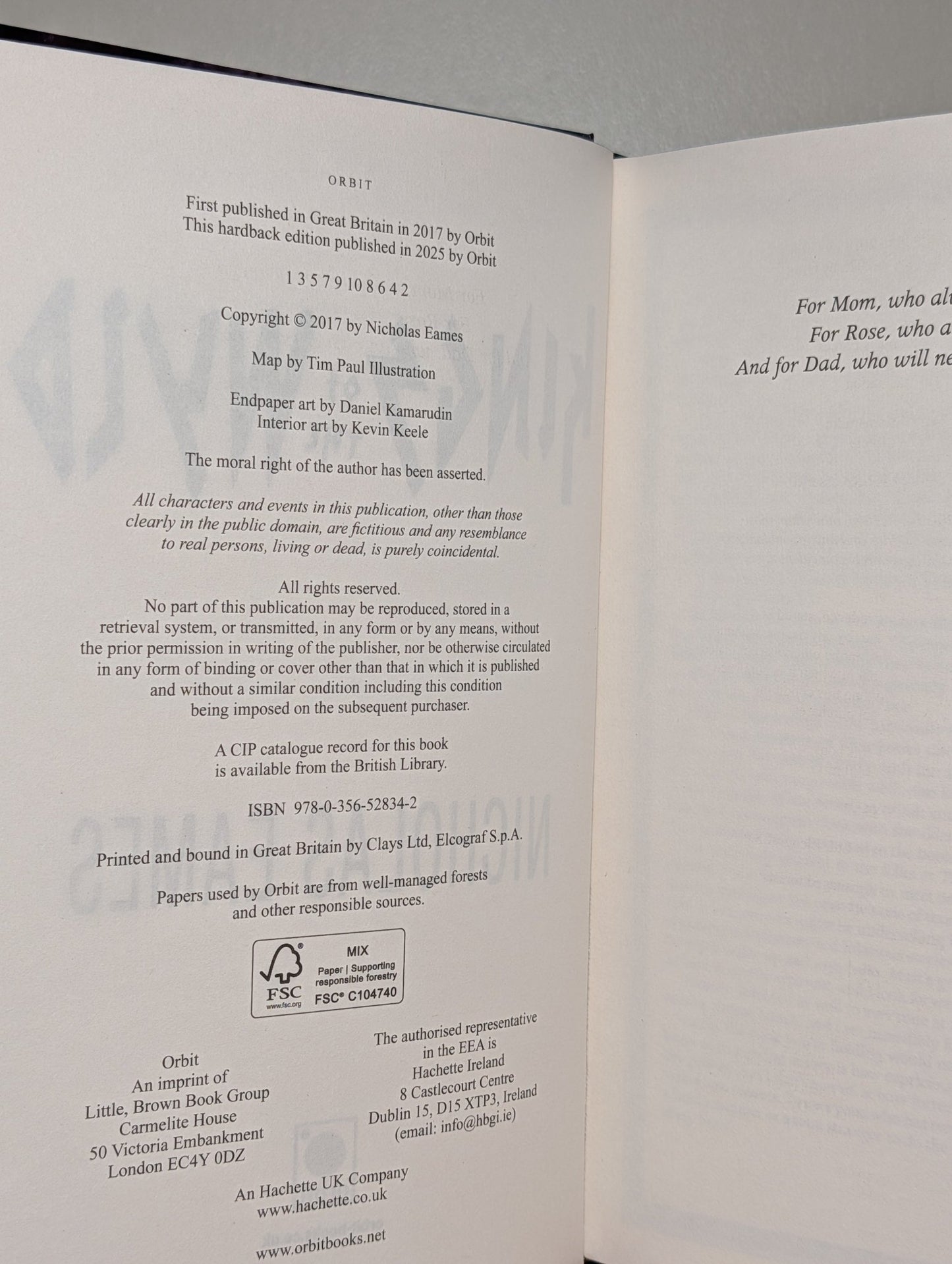 Band Series: Kings of the Wyld; Bloody Rose by Nicholas Eames (Signed Special Edition with sprayed edges) - Fialta Books