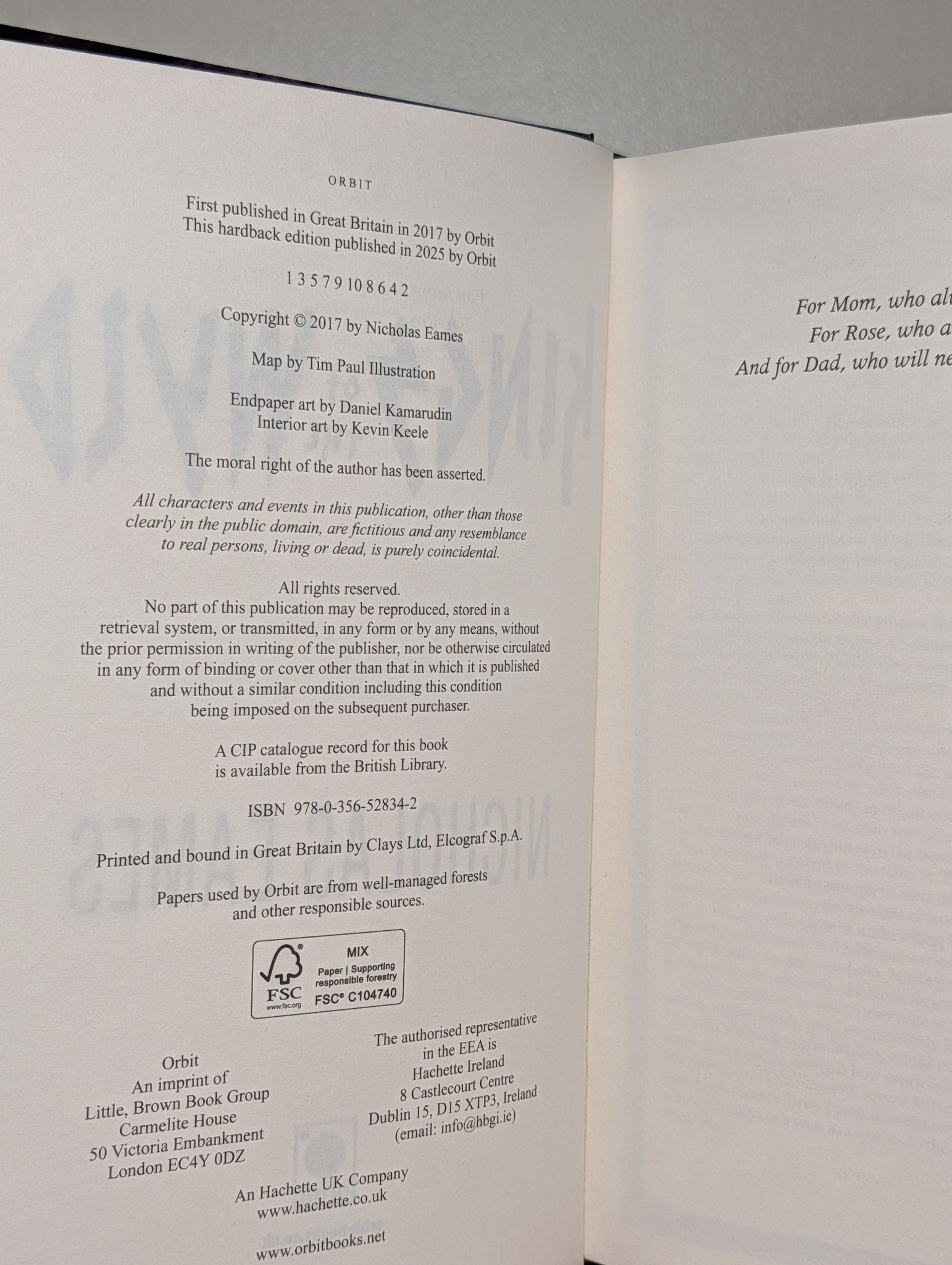 Band Series: Kings of the Wyld; Bloody Rose by Nicholas Eames (Signed Special Edition with sprayed edges) - Fialta Books