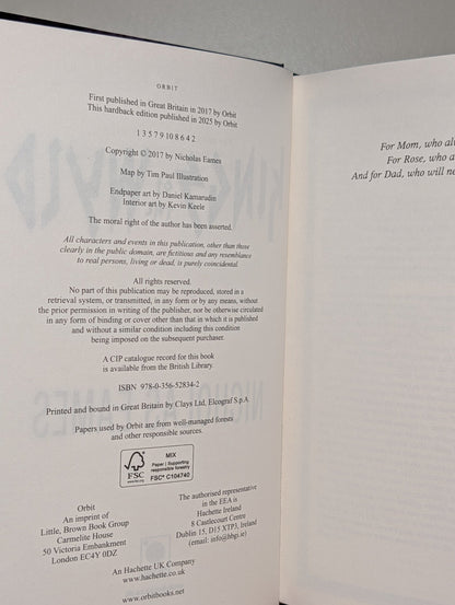Band Series: Kings of the Wyld; Bloody Rose by Nicholas Eames (Signed Special Edition with sprayed edges) - Fialta Books