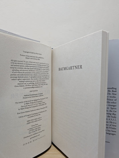 Baumgartner by Paul Auster (Signed First Edition) - Fialta Books