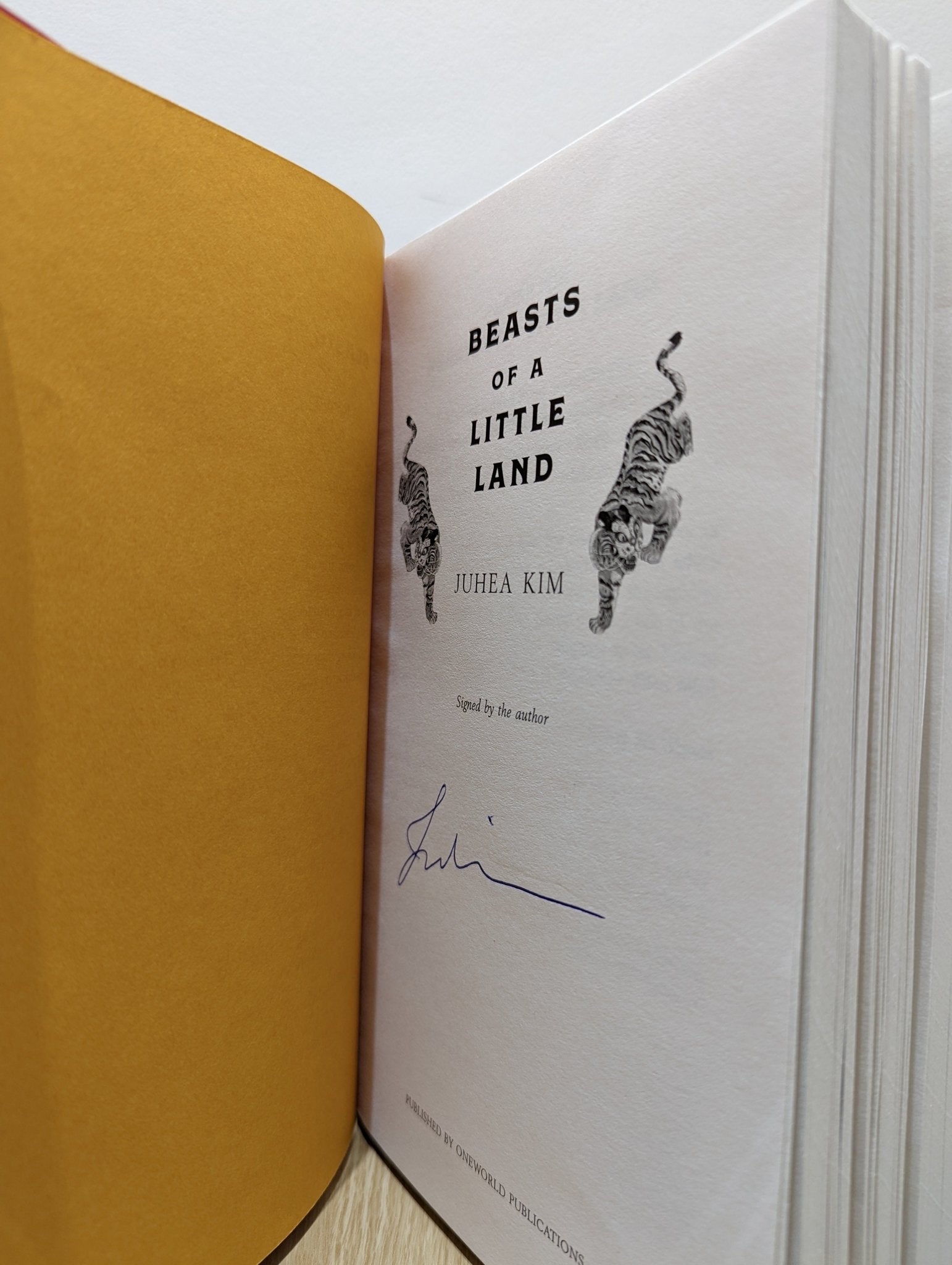 Beasts of a Little Land by Juhea Kim (Signed First Edition) - Fialta Books