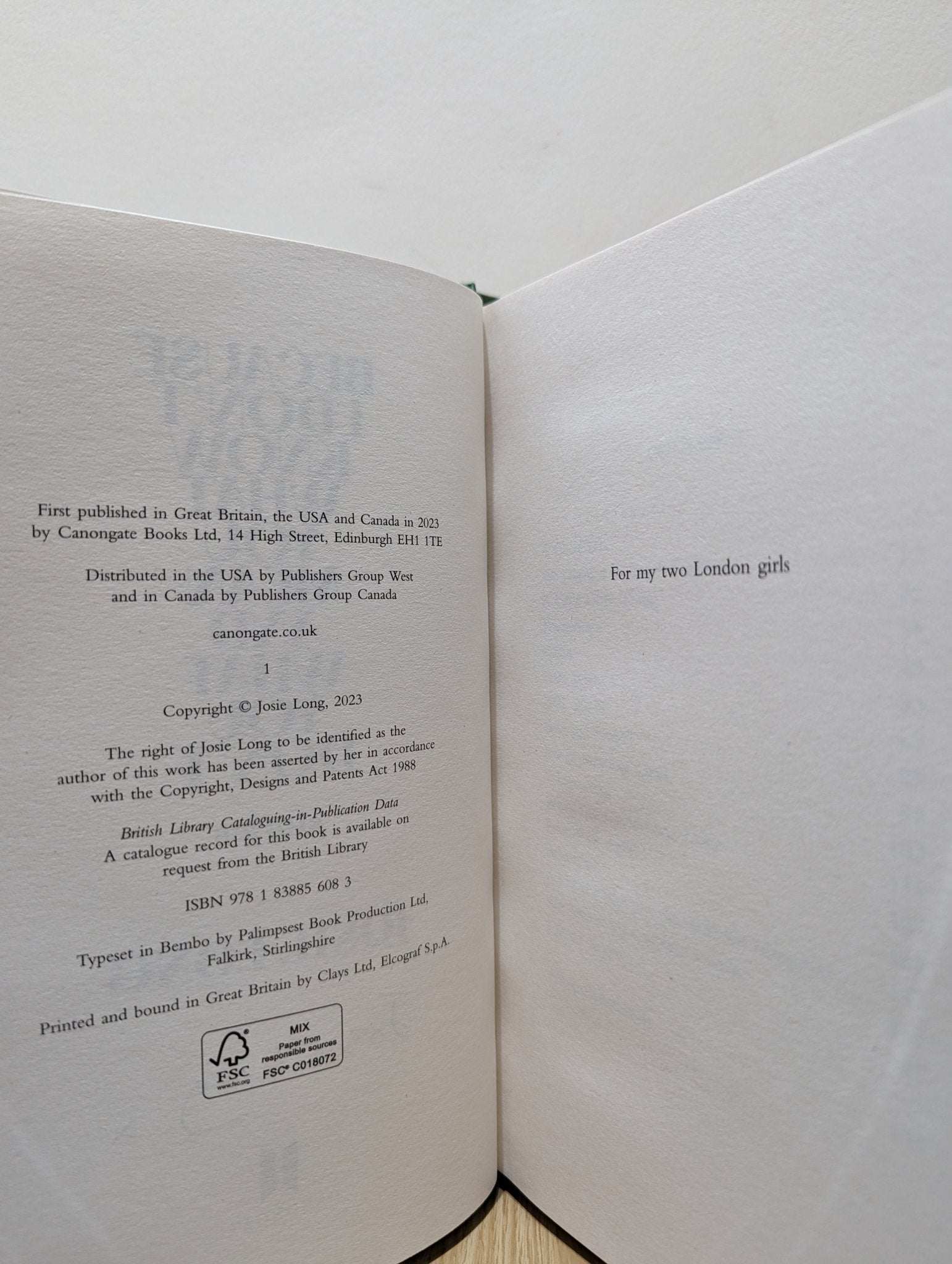 Because I don't know what you mean and what you don't by Josie Long (Signed First Edition) - Fialta Books