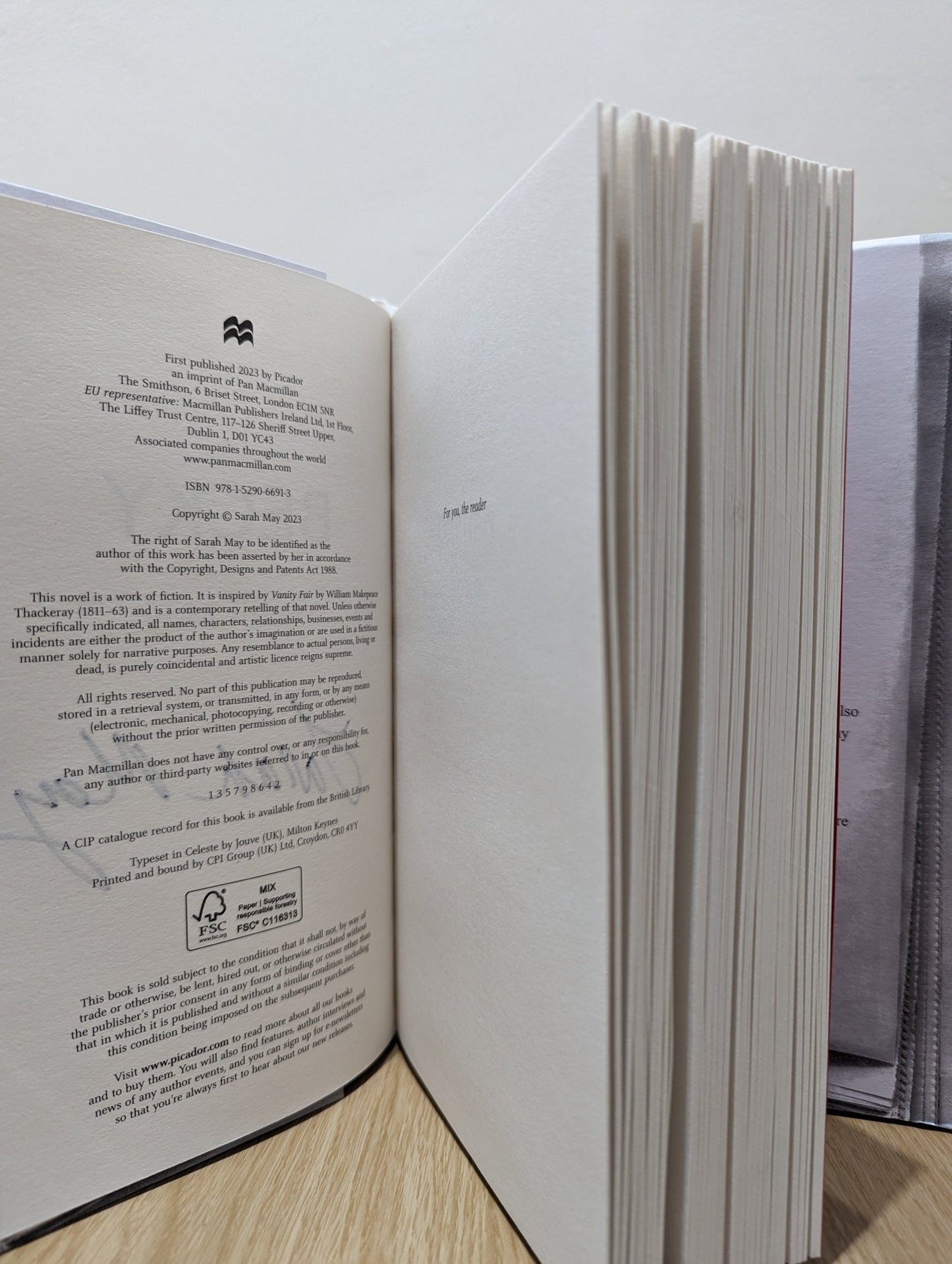 Becky by Sarah May (Signed First Edition) - Fialta Books
