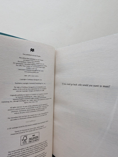 Before the Coffee Gets Cold by Toshikazu Kawaguchi (Signed Special Edition with sprayed edges) - Fialta Books