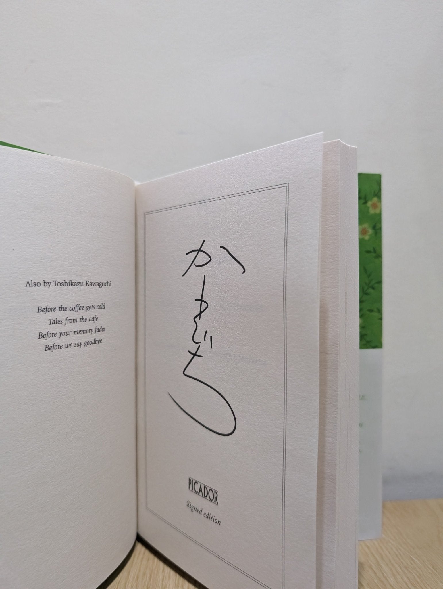 Before We Forget Kindness by Toshikazu Kawaguchi (Signed First Edition) - Fialta Books