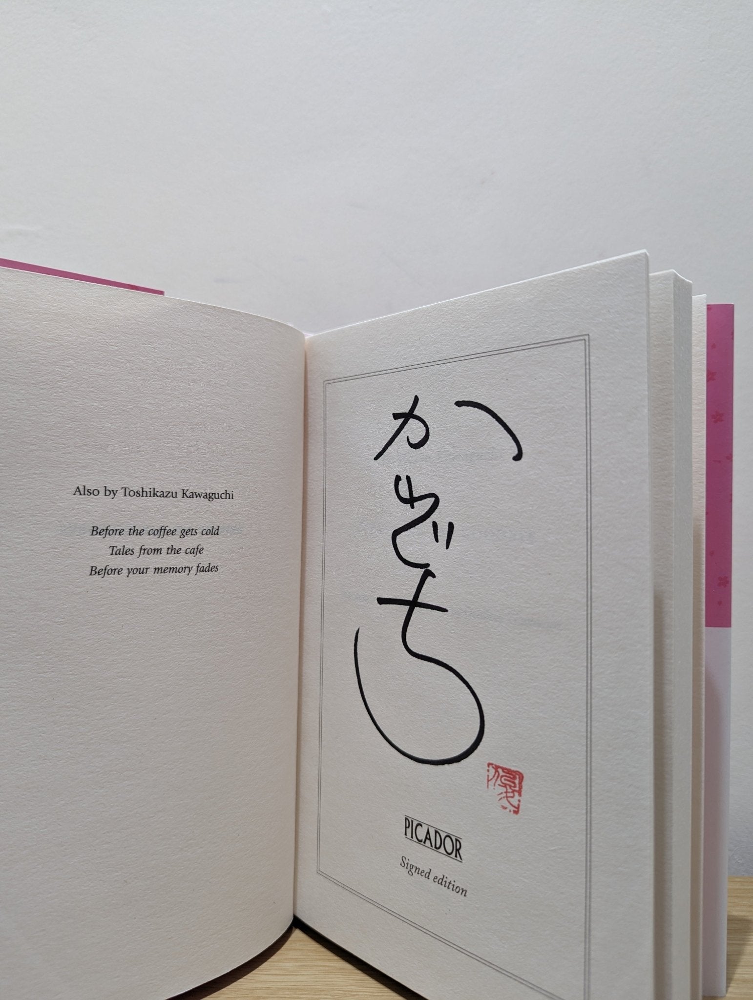 Before We Say Goodbye by Toshikazu Kawaguchi (Signed First Edition) - Fialta Books