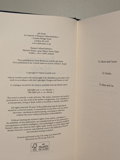 Beginning Middle End by Valeria Luiselli (First Edition) - Fialta Books