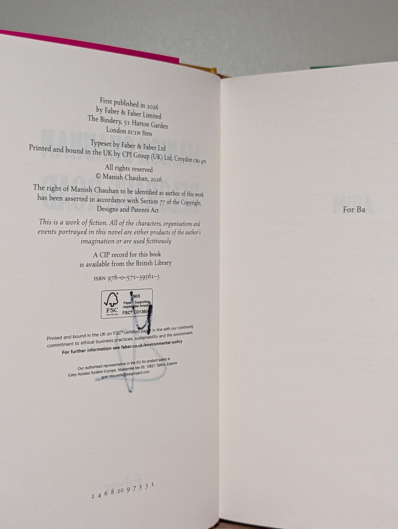 Belgrave Road by Manish Chauhan (Signed First Edition) - Fialta Books