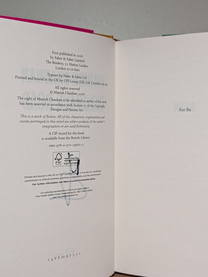 Belgrave Road by Manish Chauhan (Signed First Edition) - Fialta Books