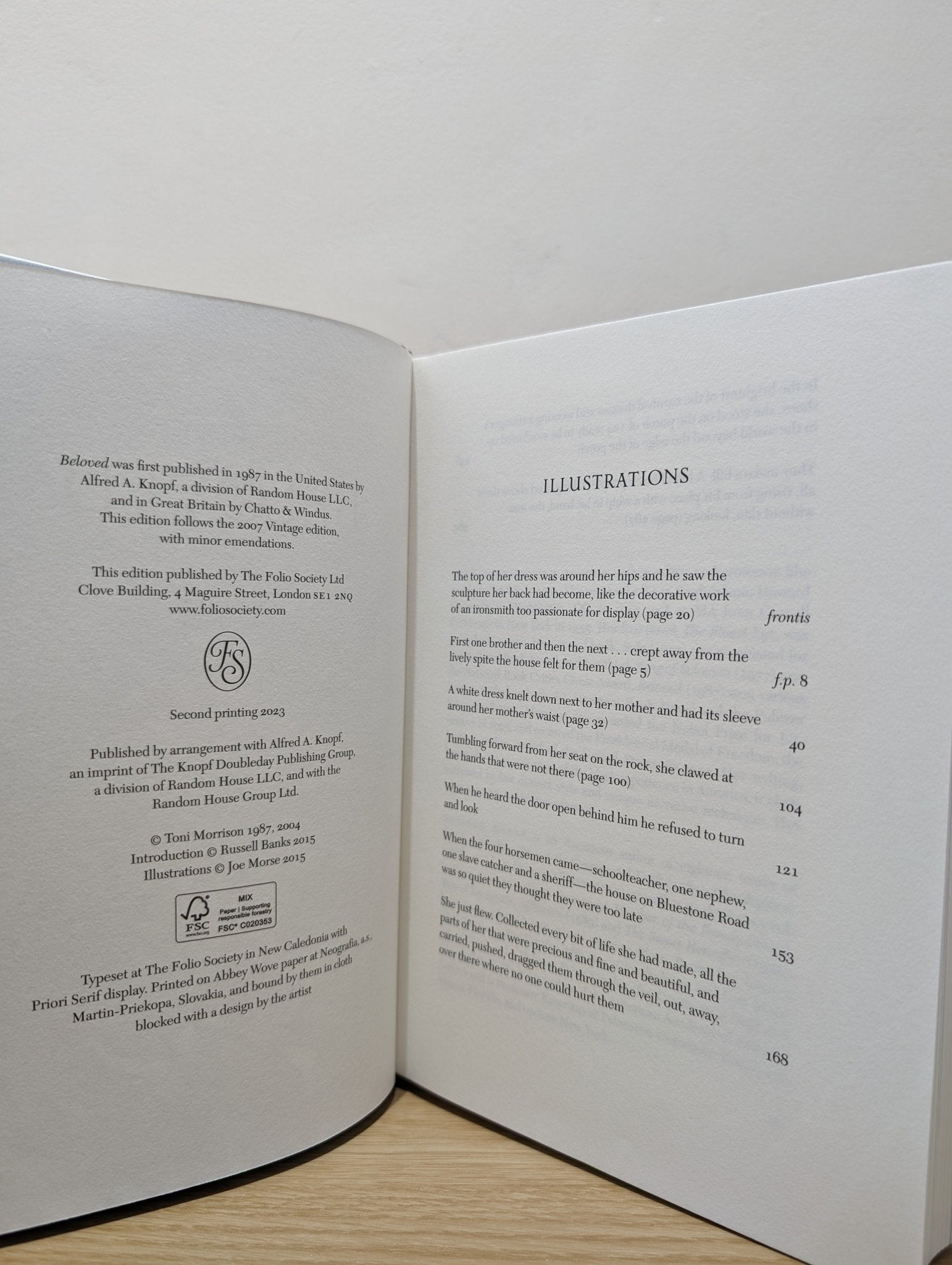 Beloved by Toni Morrison (Folio Slipcase Edition) - Fialta Books