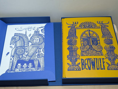 Beowulf Translated by Seamus Heaney (Folio Limited Leatherbound Edition) - Fialta Books