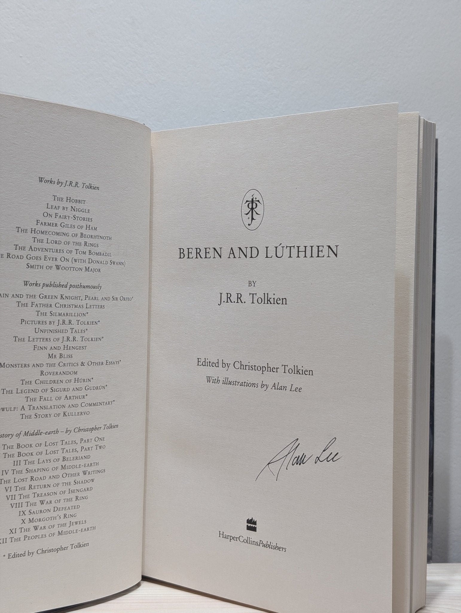 Beren and Luthien by J. R. R. Tolkien (Signed by Illustrator) - Fialta Books