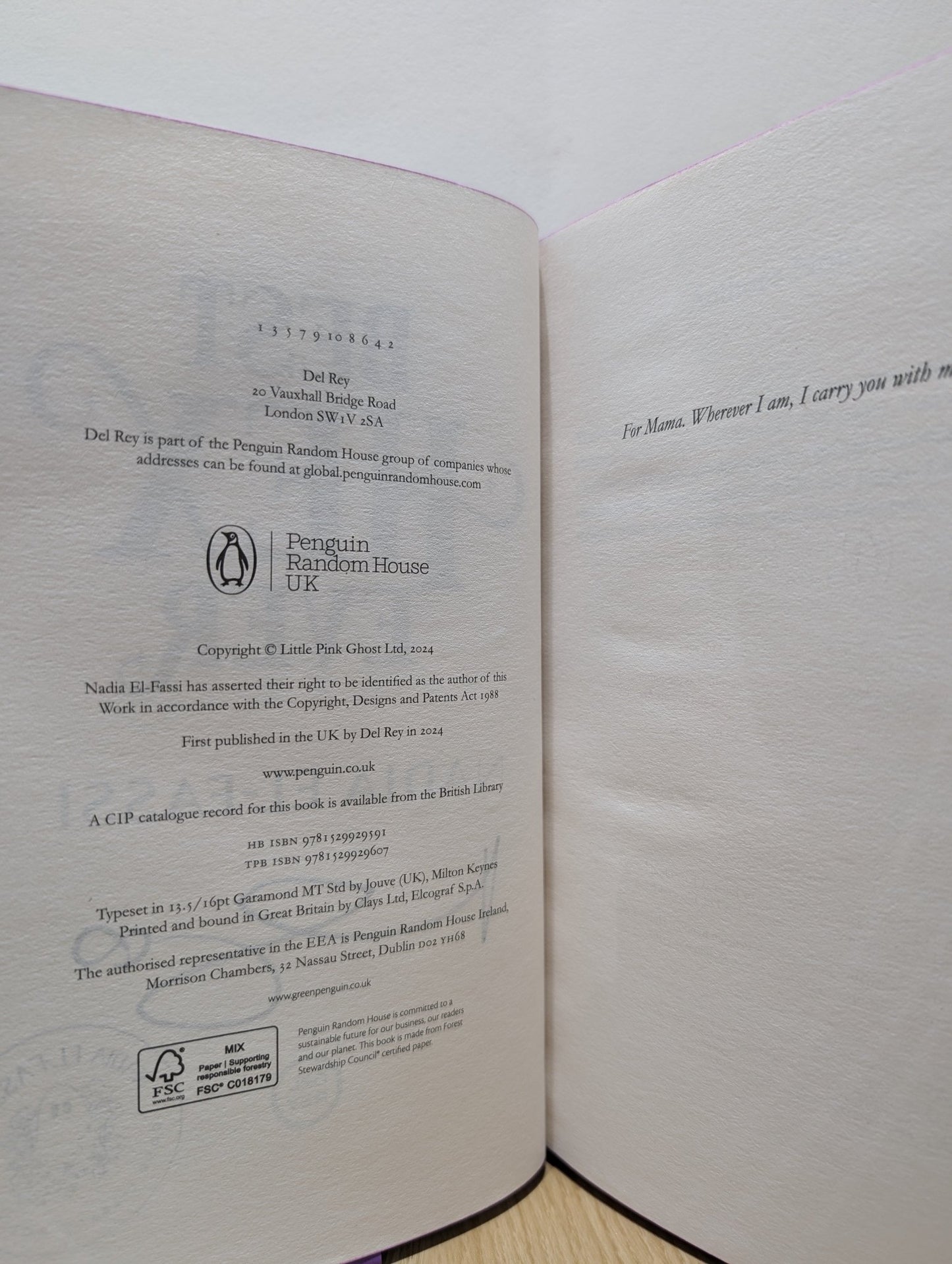 Best Hex Ever by Nadia El - Fassi (Signed Stamped First Edition with sprayed edges) - Fialta Books