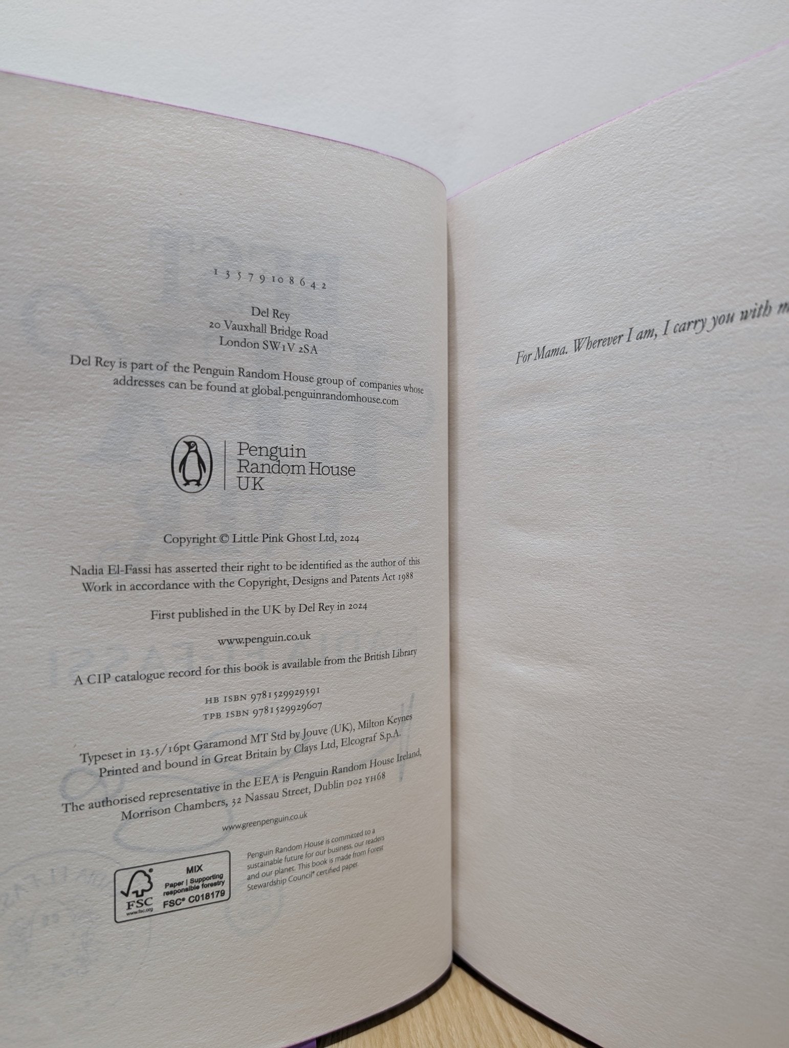 Best Hex Ever by Nadia El - Fassi (Signed Stamped First Edition with sprayed edges) - Fialta Books