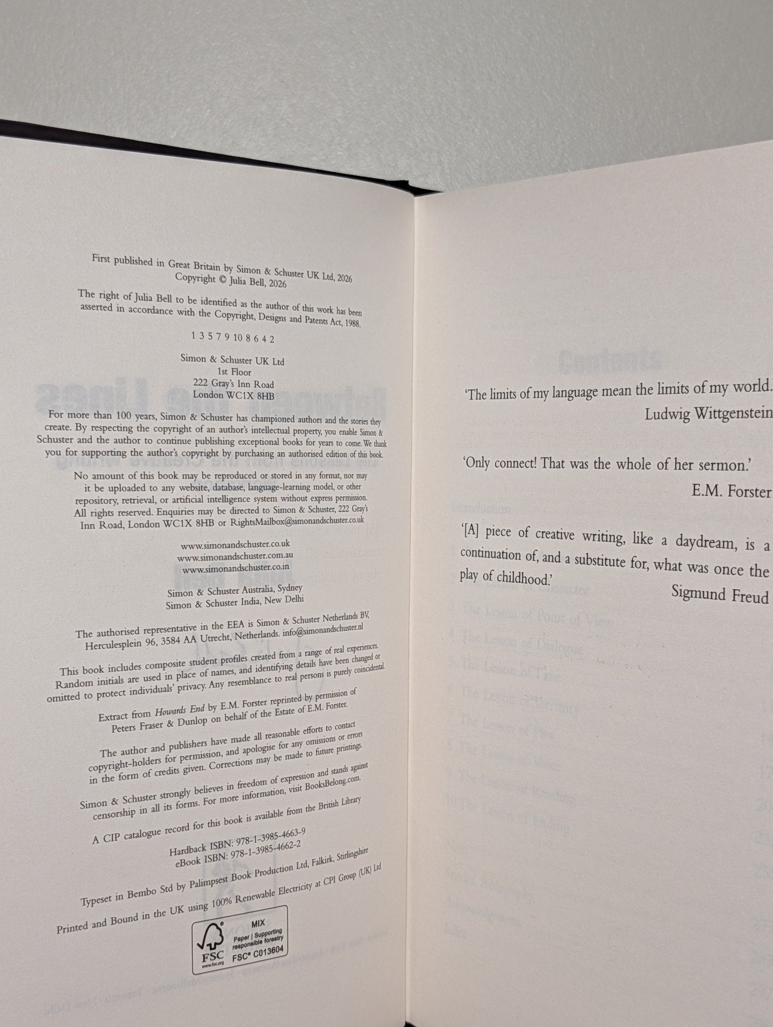 Between the Lines by Julia Bell (Signed First Edition) - Fialta Books