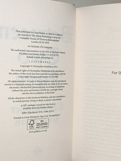 Between Two Fires by Christopher Buehlman (Signed Edition with sprayed edges) - Fialta Books