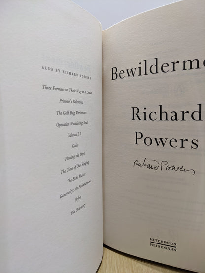 Bewilderment by Richard Powers (Signed First Edition) - Fialta Books