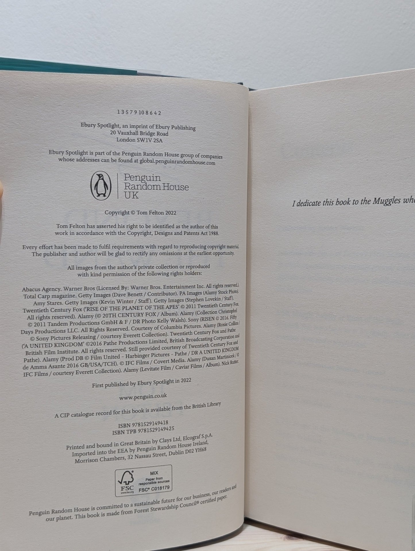 Beyond the Wand by Tom Felton (Signed First Edition) - Fialta Books