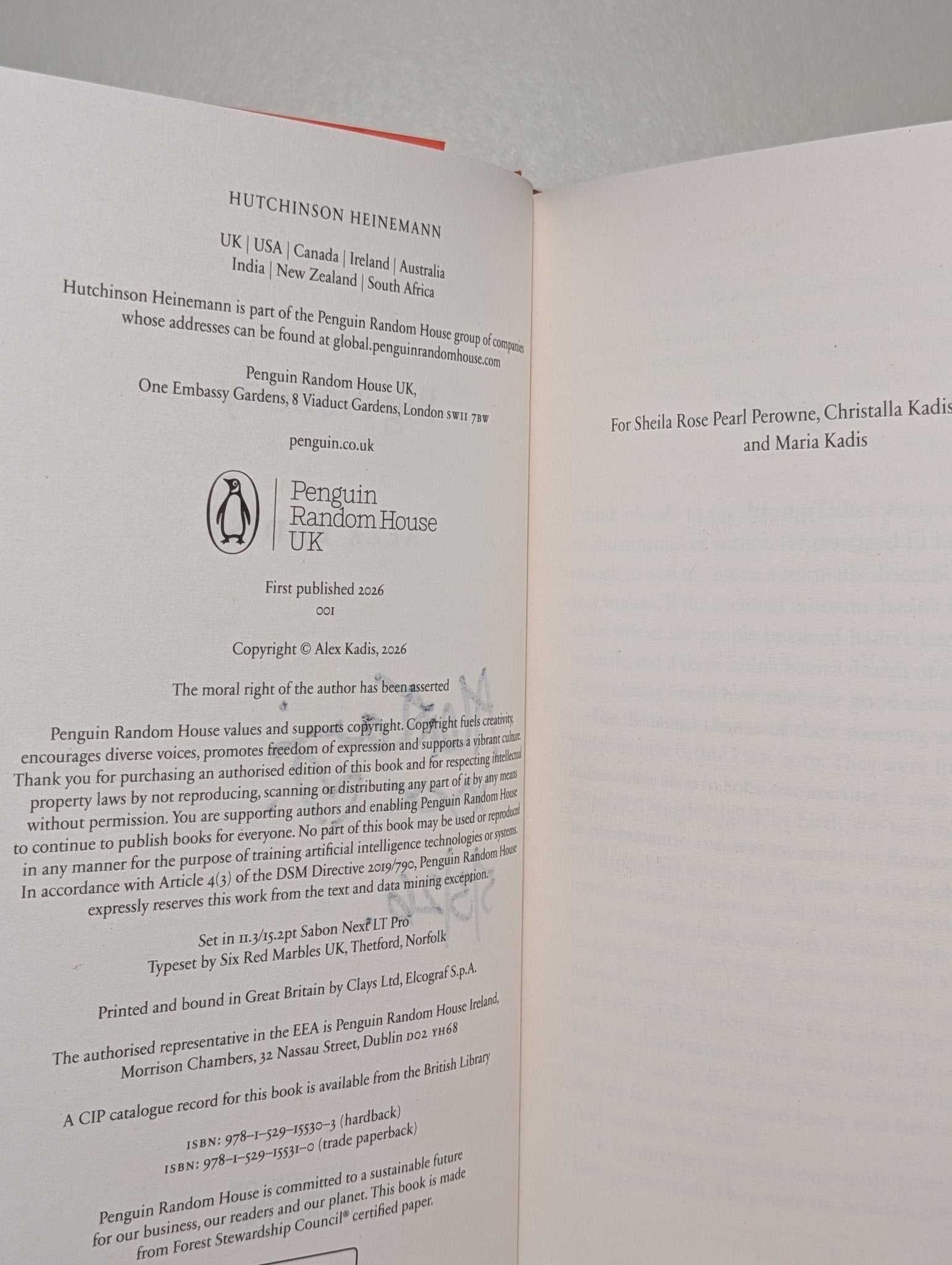 Big Nobody by Alex Kadis (Signed Dated First Edition) - Fialta Books