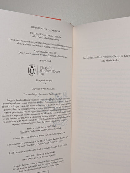 Big Nobody by Alex Kadis (Signed Dated First Edition) - Fialta Books