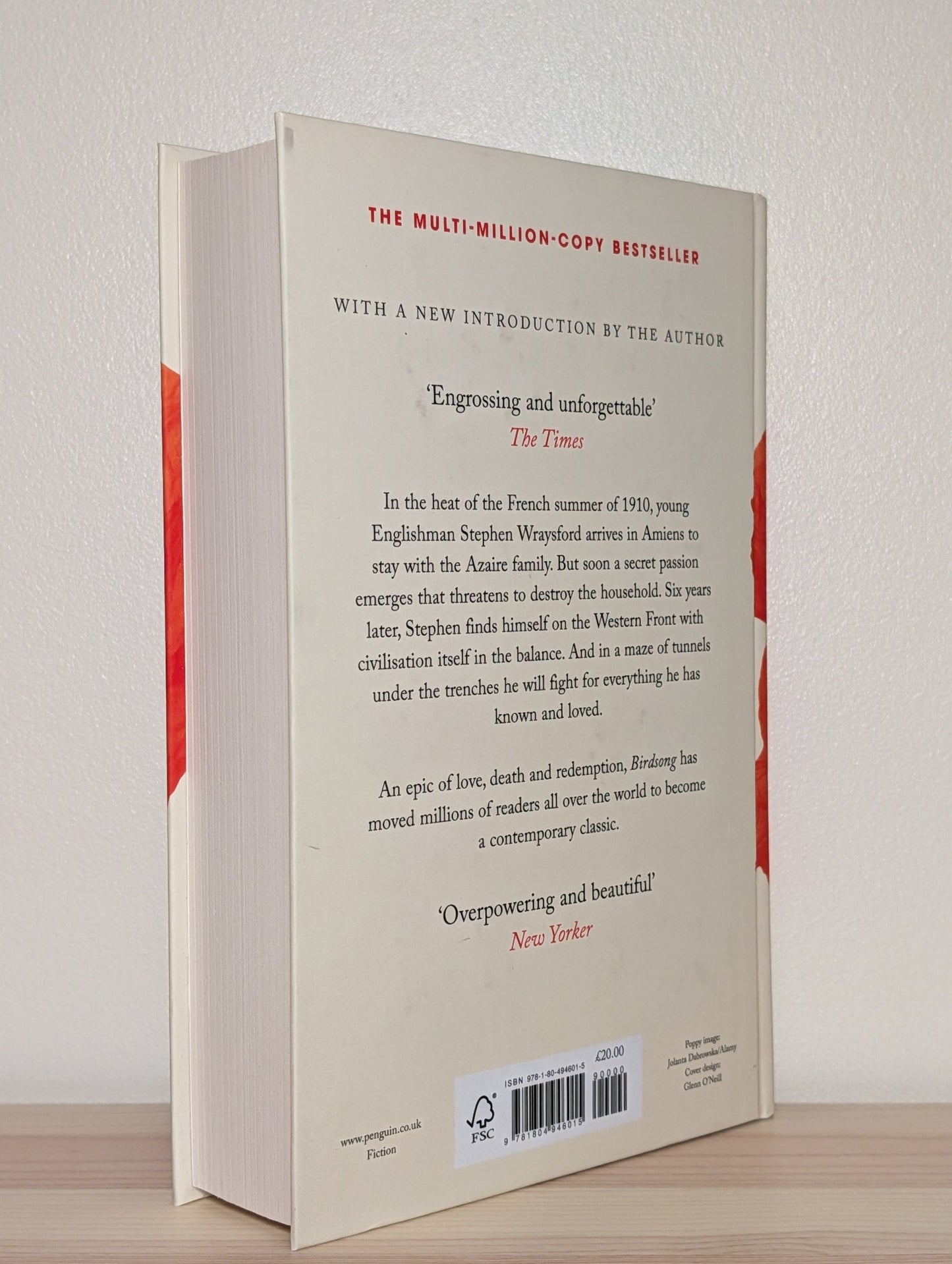 Birdsong by Sebastian Faulks (Signed Anniversary Edition) - Fialta Books