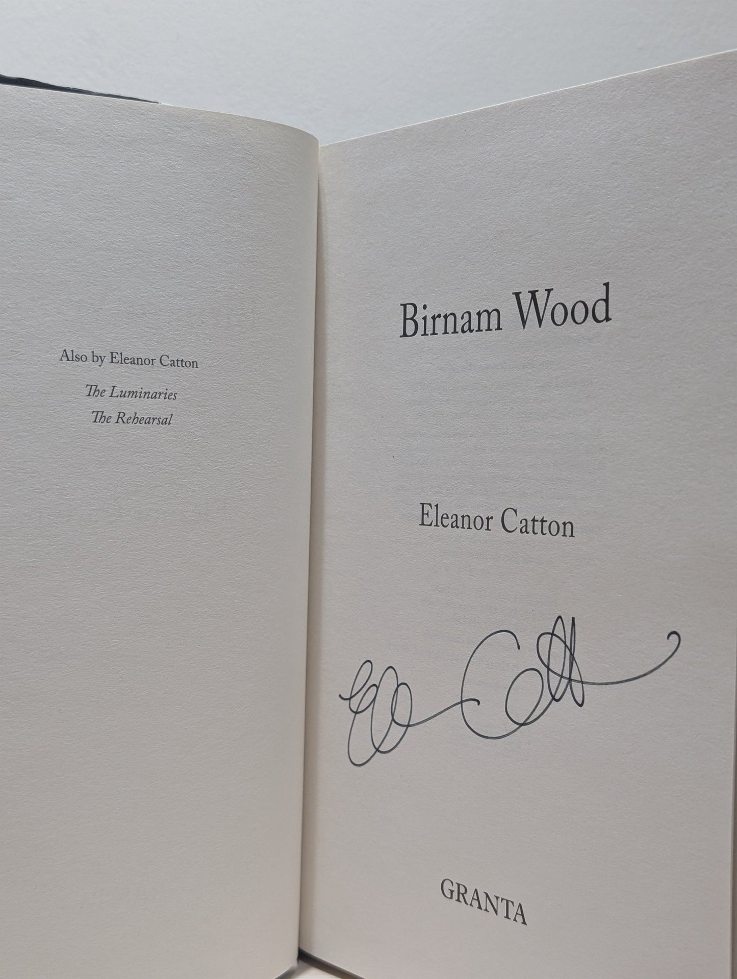 Birnam Wood by Eleanor Catton (Signed First Edition) - Fialta Books