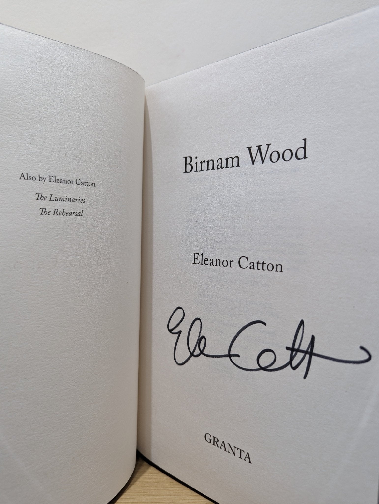 Birnam Wood by Eleanor Catton (Signed First Edition with sprayed edges) - Fialta Books