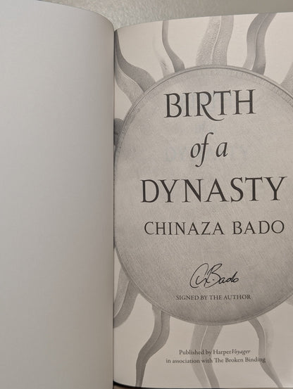 Birth of a Dynasty by Chinaza Bado (Signed First Edition with sprayed edges) - Fialta Books