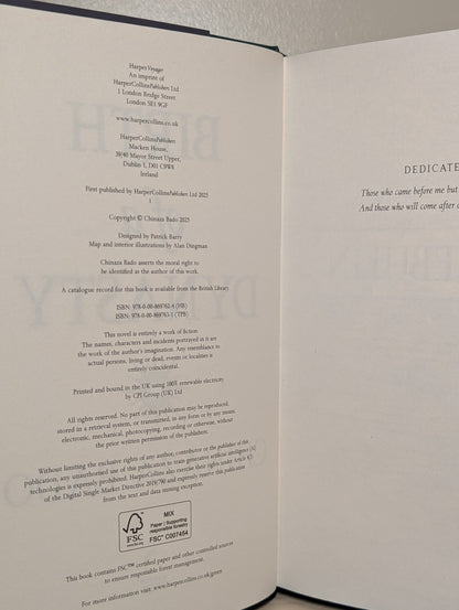 Birth of a Dynasty by Chinaza Bado (Signed First Edition with sprayed edges) - Fialta Books
