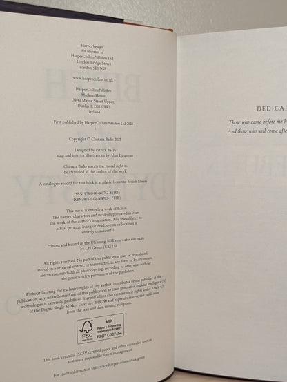 Birth of a Dynasty by Chinaza Bado (Signed Numbered First Edition with sprayed edges) - Fialta Books