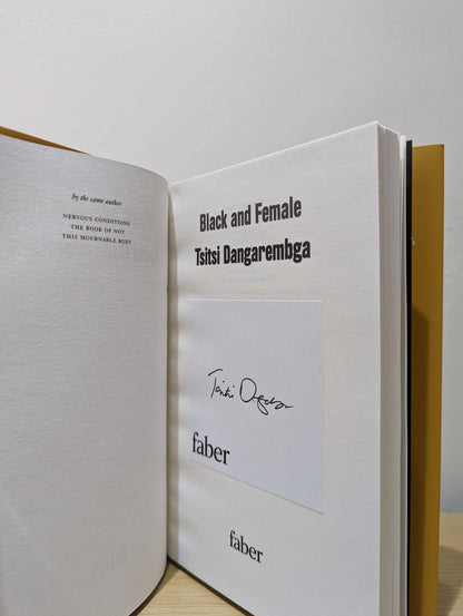 Black and Female by Tsitsi Dangarembga (Signed First Edition) - Fialta Books