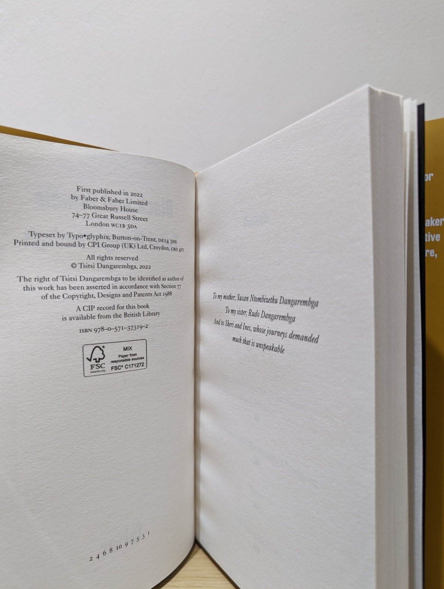 Black and Female by Tsitsi Dangarembga (Signed First Edition) - Fialta Books