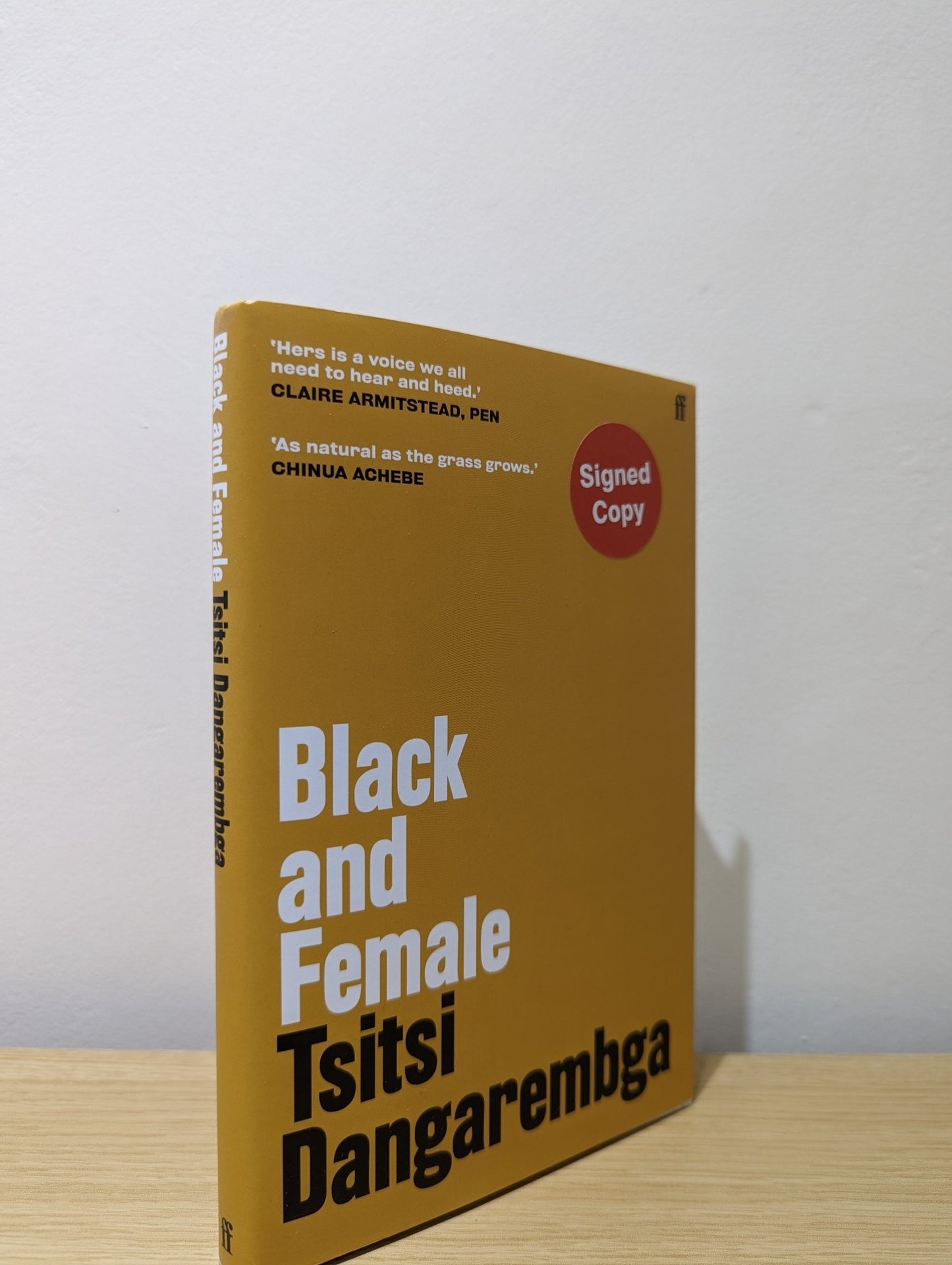 Black and Female by Tsitsi Dangarembga (Signed First Edition) - Fialta Books