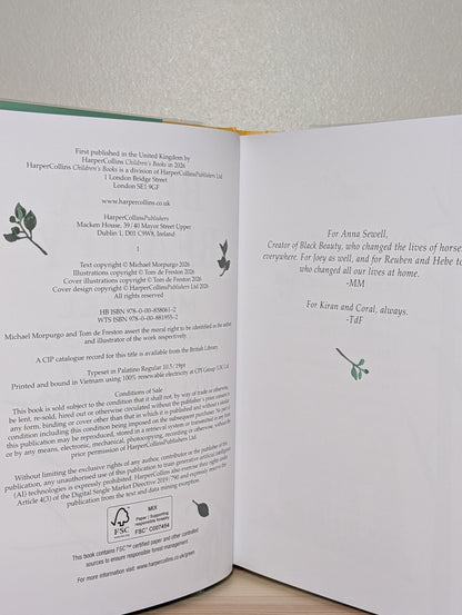 Black Beauty by Michael Morpurgo (Double Signed First Edition) - Fialta Books