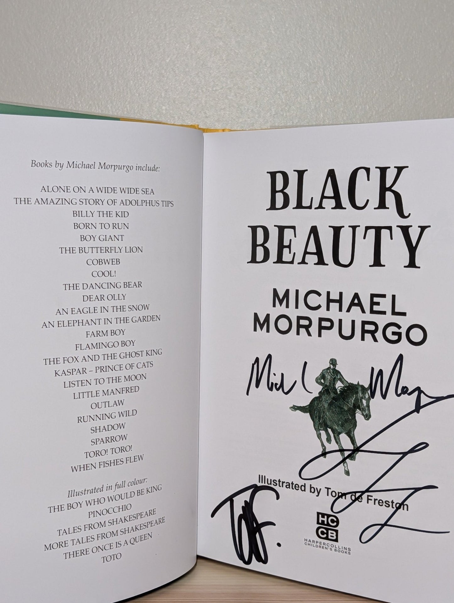 Black Beauty by Michael Morpurgo (Double Signed First Edition) - Fialta Books