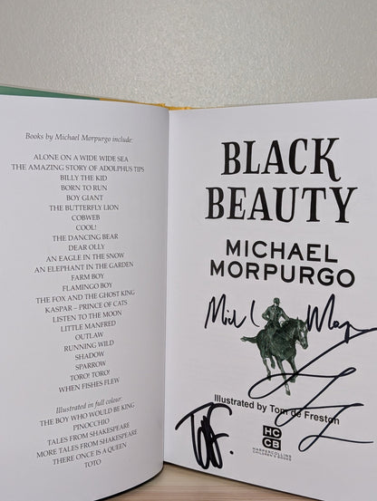 Black Beauty by Michael Morpurgo (Double Signed First Edition) - Fialta Books