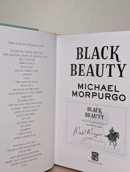 Black Beauty by Michael Morpurgo (Signed First Edition) - Fialta Books