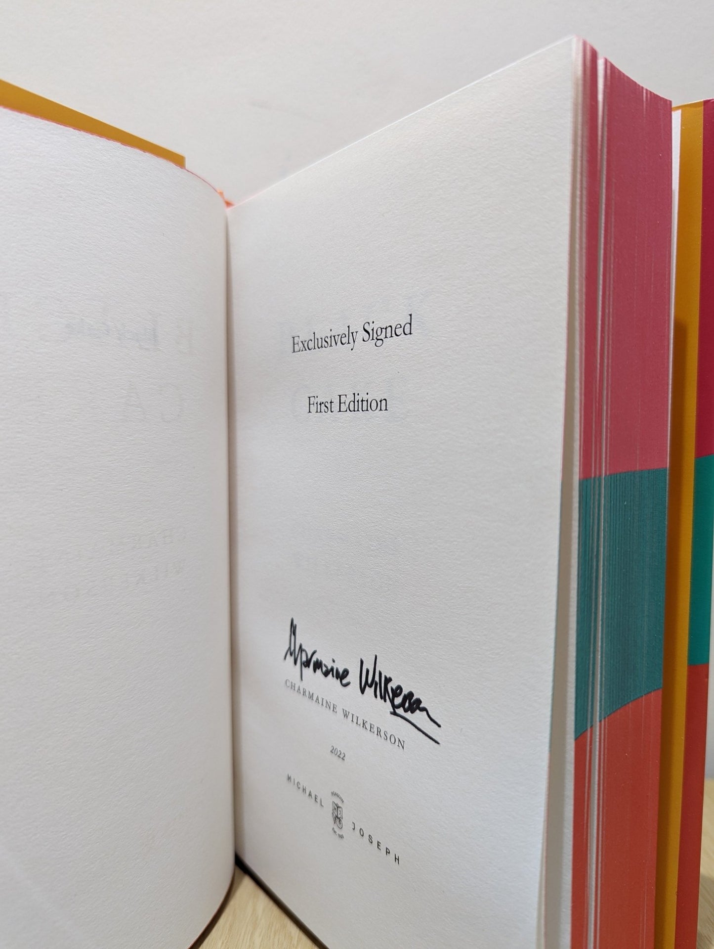 Black Cake by Charmaine Wilkerson (Signed First Edition with sprayed edge) - Fialta Books