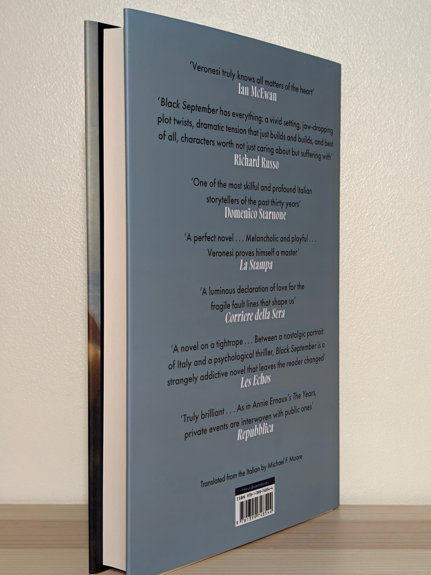 Black September by Sandro Veronesi (First Edition) - Fialta Books
