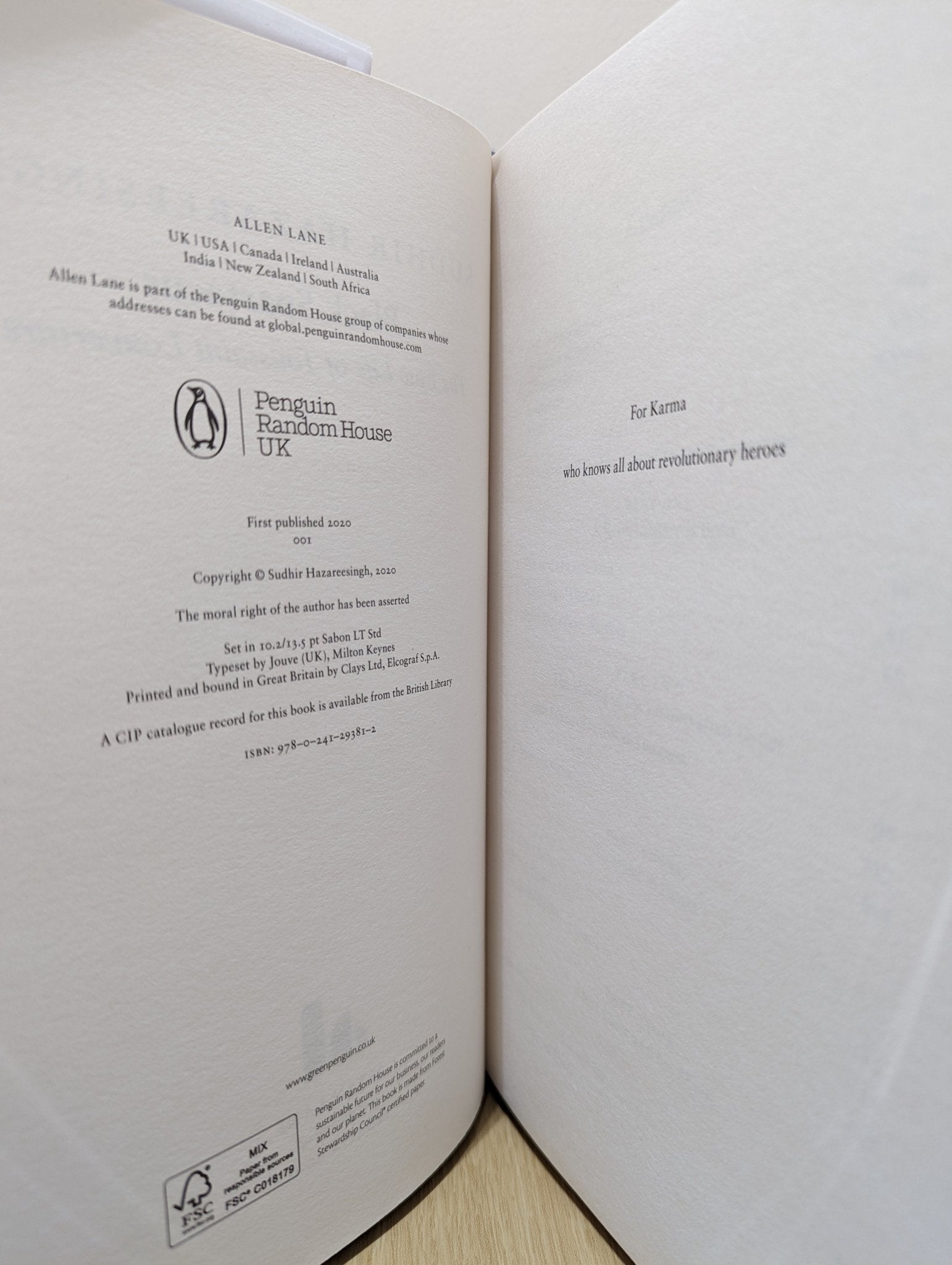 Black Spartacus: The Epic Life of Toussaint Louverture by Sudhir Hazareesingh (Signed First Edition) - Fialta Books